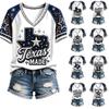 Damen Western Grafik-T-Shirt - Lustiges 'She's From I Can Tell' Neuheit Kurzarm-T-Shirt