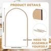 Wood Wall Arch Decor Diy Unfinished Wooden Frame Scalloped Crafts Trim Accent Furniture Molding Kids Room Nursery Decals