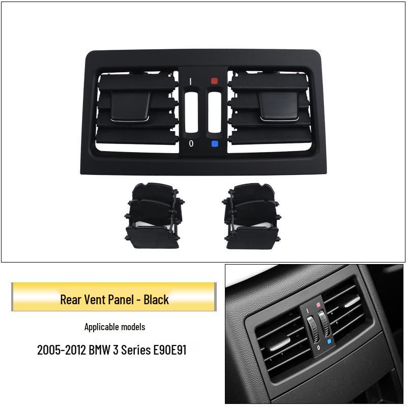 BMW 3 Series E90 Rear Vent Panel - Center Console Saddle Air Conditioning Cover.