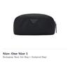 EMPORIO ARMANI Polyamide Makeup Bag Regular Unisex Black EM003560-AF13454-UC001