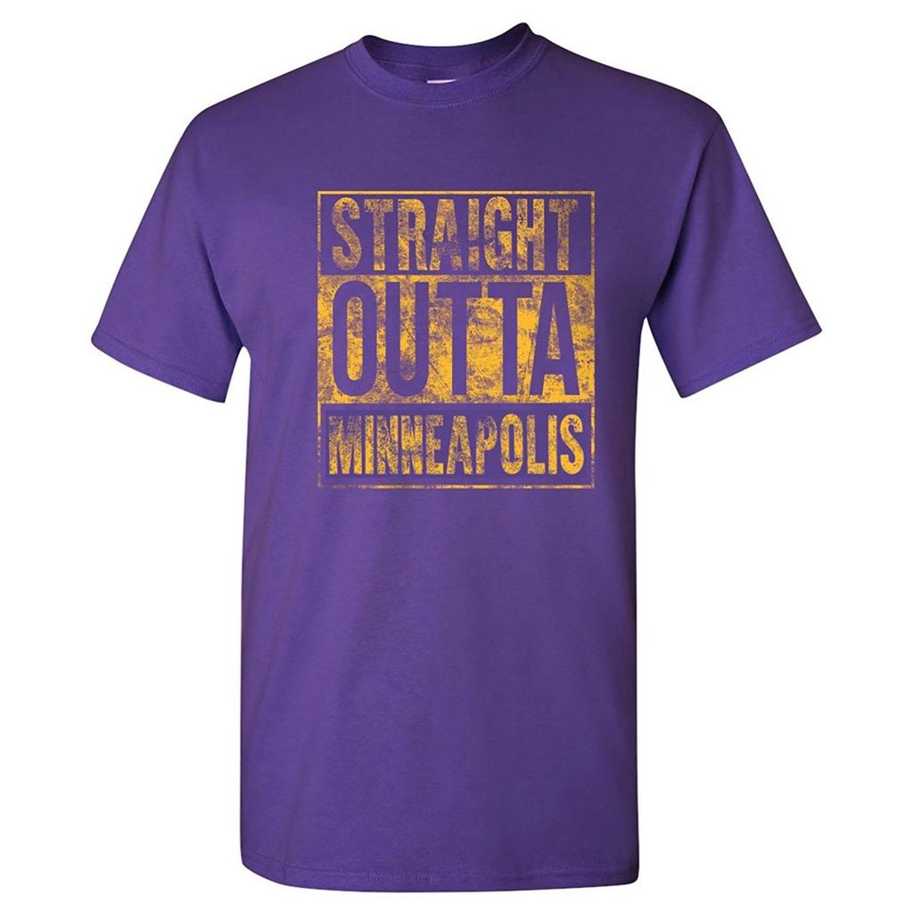 Straight Outta Minneapolis - Hometown Pride T-Shirt - Purple
