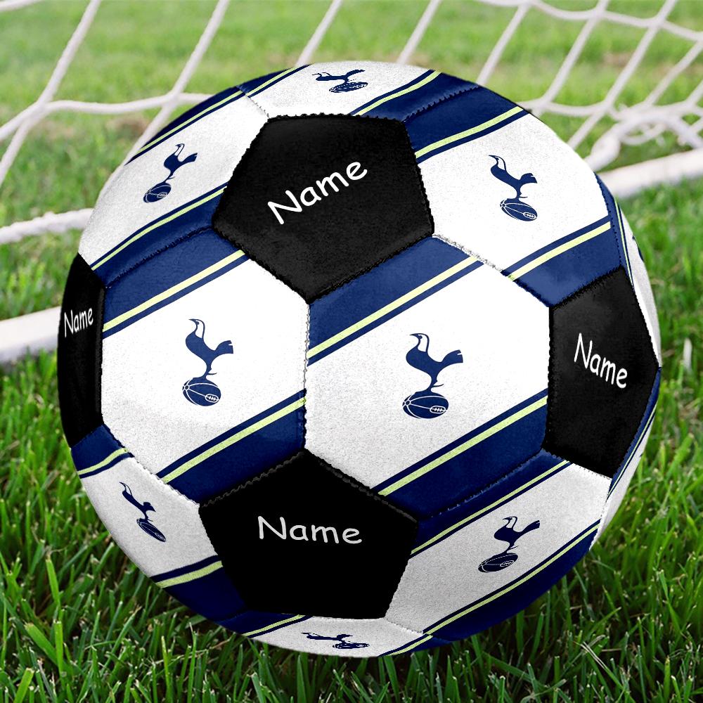 Custom Name Tottenham Hotspur Theme Size 5 Soccer Ball, Suitable for Both Indoor and Outdoor Matches, a Gift Suitable for Everyone.
