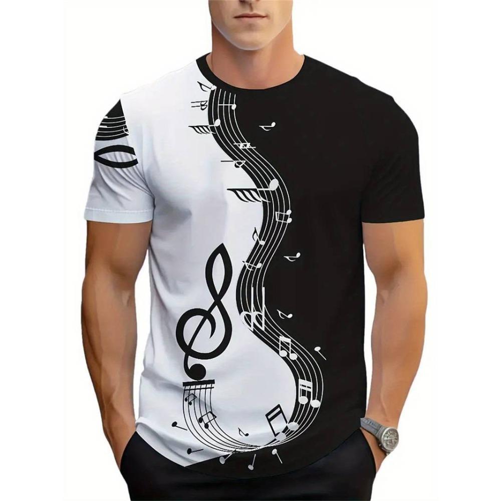 

Men s 3D Printed T-Shirt Short Sleeve O-Neck Pullover Casual Top 6XL