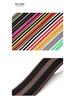 F-97 Color Block Stripe Wide Canvas Shoulder Strap for Bag Modification