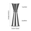 1oz 2oz New Dual Design Measure Cup Double Cocktail Jigger Stainless Steel Japanese Jigger with Measurements Scale Inside