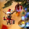 Cartoon Weihnachtsbaum Elch Anhänger 2D Acryl Weihnachten Elch Elch Hängeornamente Anhänger Geschenk