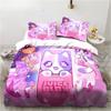 Cartoon Game Cute Aphmau with Wings Bedding Set Twin Queen King Size Duvet Cover Pillowcase for Boys Girls