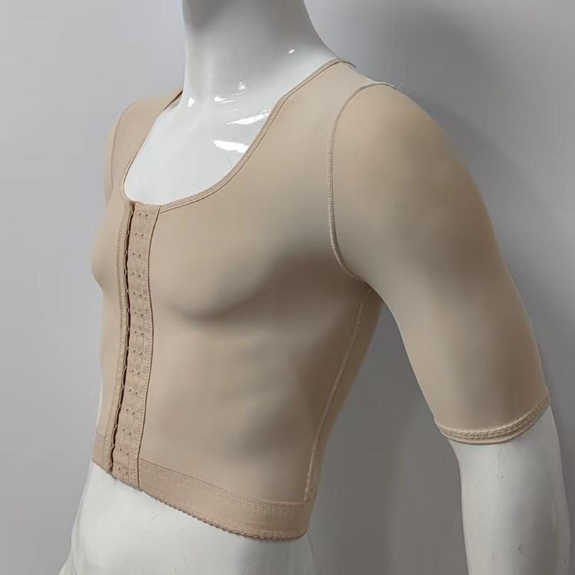 Herren Cross-Border Europäischer und Amerikanischer Body Shaper Weste mit Brustbinder und Rückenstütze