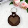 Leather Memorial Keychain & Case for Pet Hair - Photo Pendant Charm for Cats & Dogs