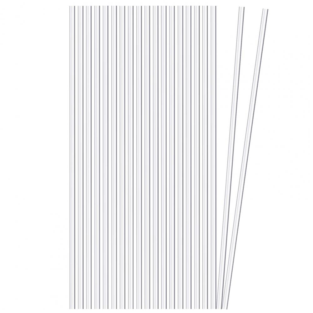 50 Sticks Acrylic Plant Stakes Orchid Flexible Durable Enhance Growth Stretchable Stable Plant Support Garden Plant Support Rack