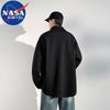 NASA MARVEL Men's Loose Fit Long Sleeve Casual Shirt