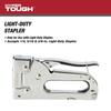 Durable Chrome-Plated Light-Duty Stapler Easy Operation Handle Lock Lightweight Construction Compatible with Various Staples