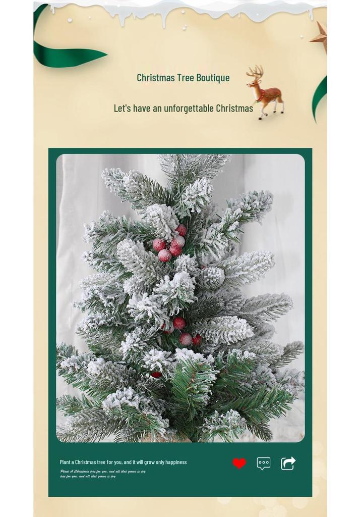In-Stock Mini Christmas Tree for Home & Scene Decoration