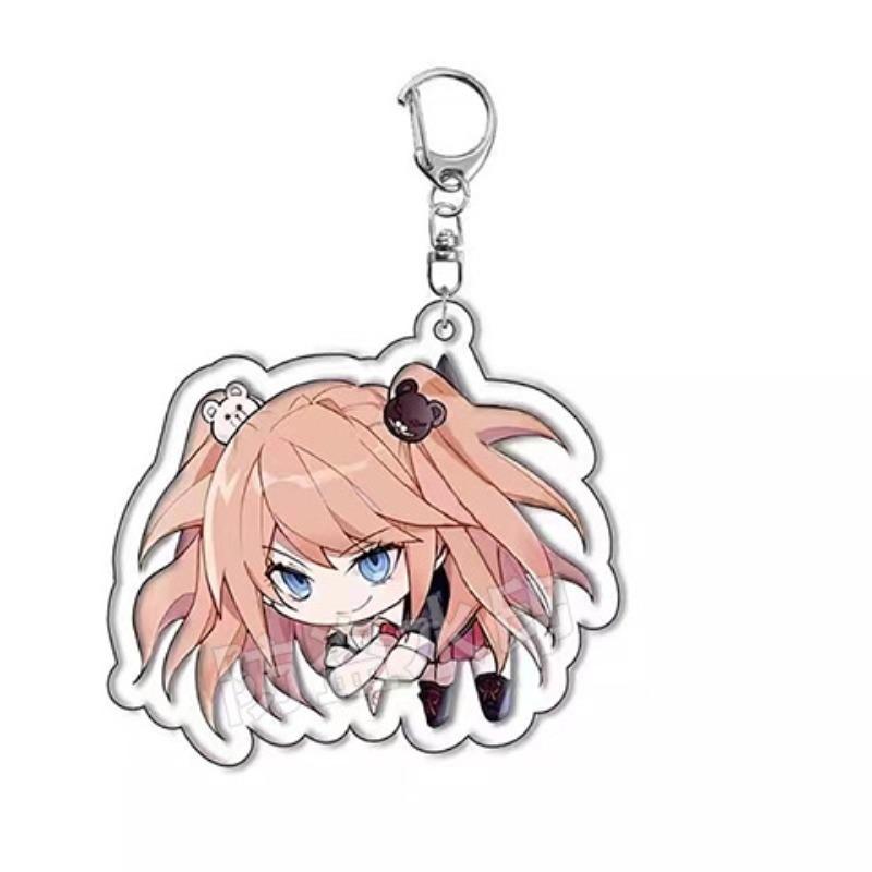 5pcs/set Danganronpa Anime Game Double Sided Acrylic Keychain Nanami Komaeda Oma Kawaii Pendant Fans Collect Gifts