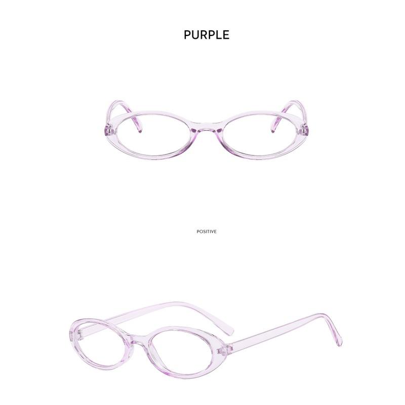 Ladies Glasses, Retro Small Frame Flat Glasses.