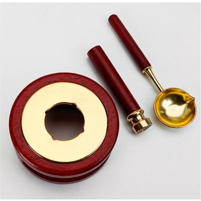 3 Pcs Wax Seal Kits Wax Seal Warmer Melting Set Melting Spoon Wax Heating Pot for Letter
