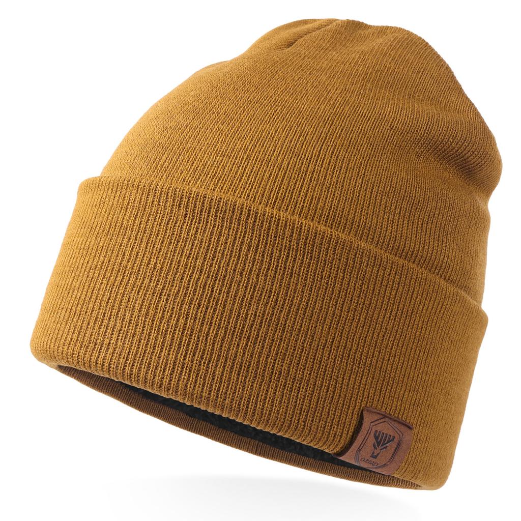 Knitted Hat Men and Women Outdoor Cycling Ski Windproof Wool Hat European and American Autumn and Winter Plus Velvet Warm Hat
