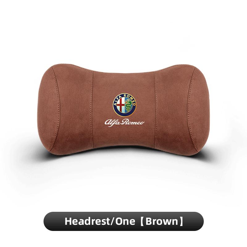 Oreiller de Protection de Cou pour Voiture Appui-tête Coton à Mémoire Support Lombaire Pour Alfa Romeo Giulietta Mito 159 Giulia Stelvio 156 147 Tonale