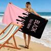 Custom Name Blackpink Print Beach Towel, Large Soft Quick Dry Towel for Beach Camping Swimming -HE17