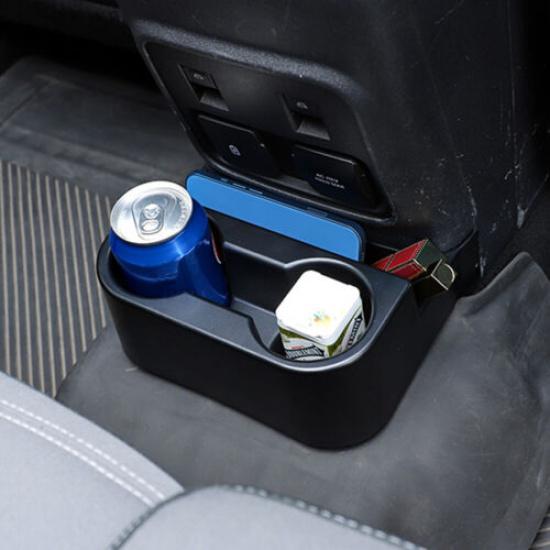 Car Rear Back Water Cup Holder Storage Box Organizer For Ford Bronco +  ABS