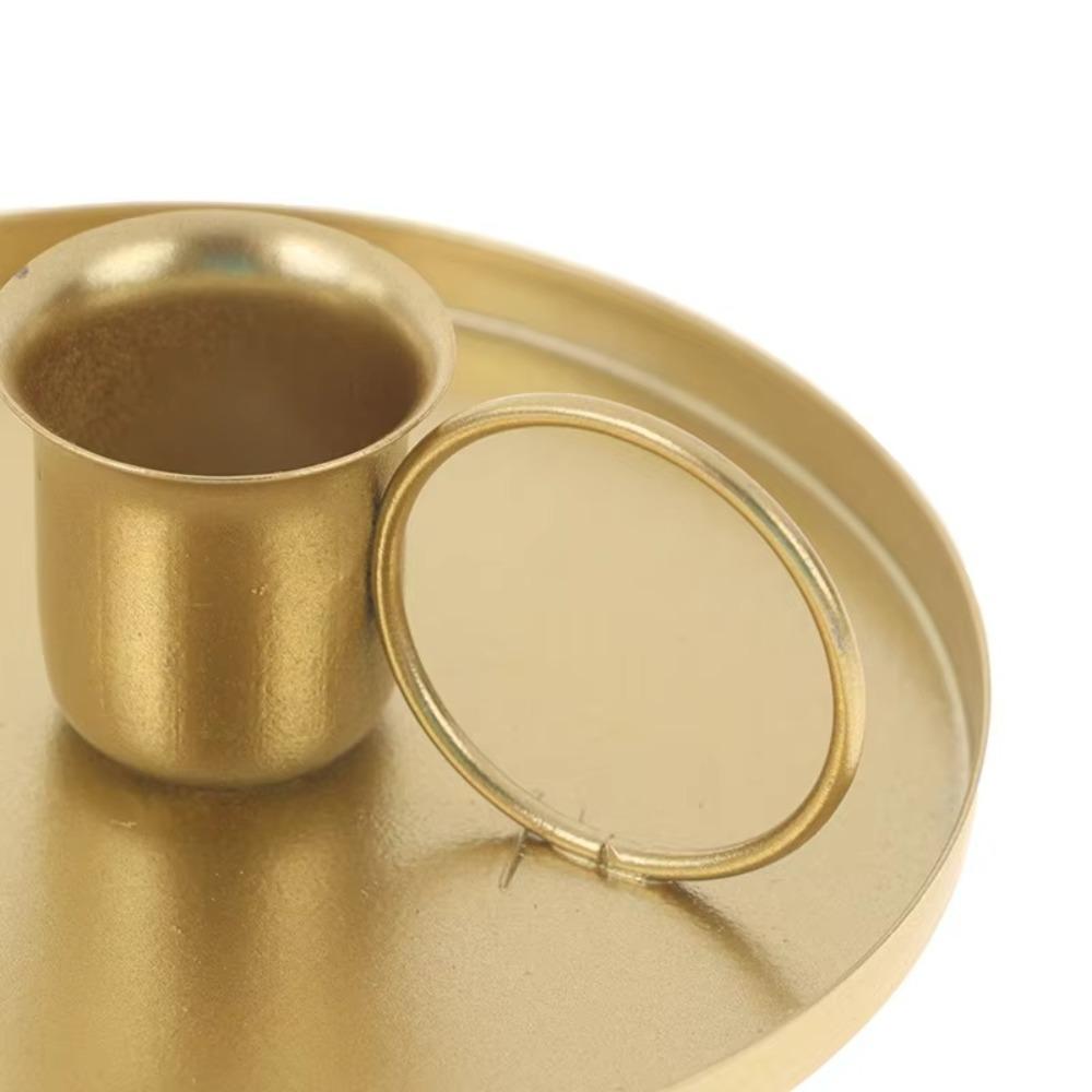 Vintage Candle Stand Metal Desktop Candlestick Adornment Candle Holder  Home Wedding Decorations