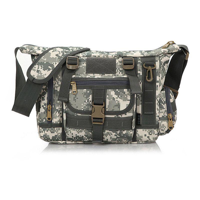 Versatile Tactical Messenger Bag For Outdoor Travel With Adjustable Shoulder Strap