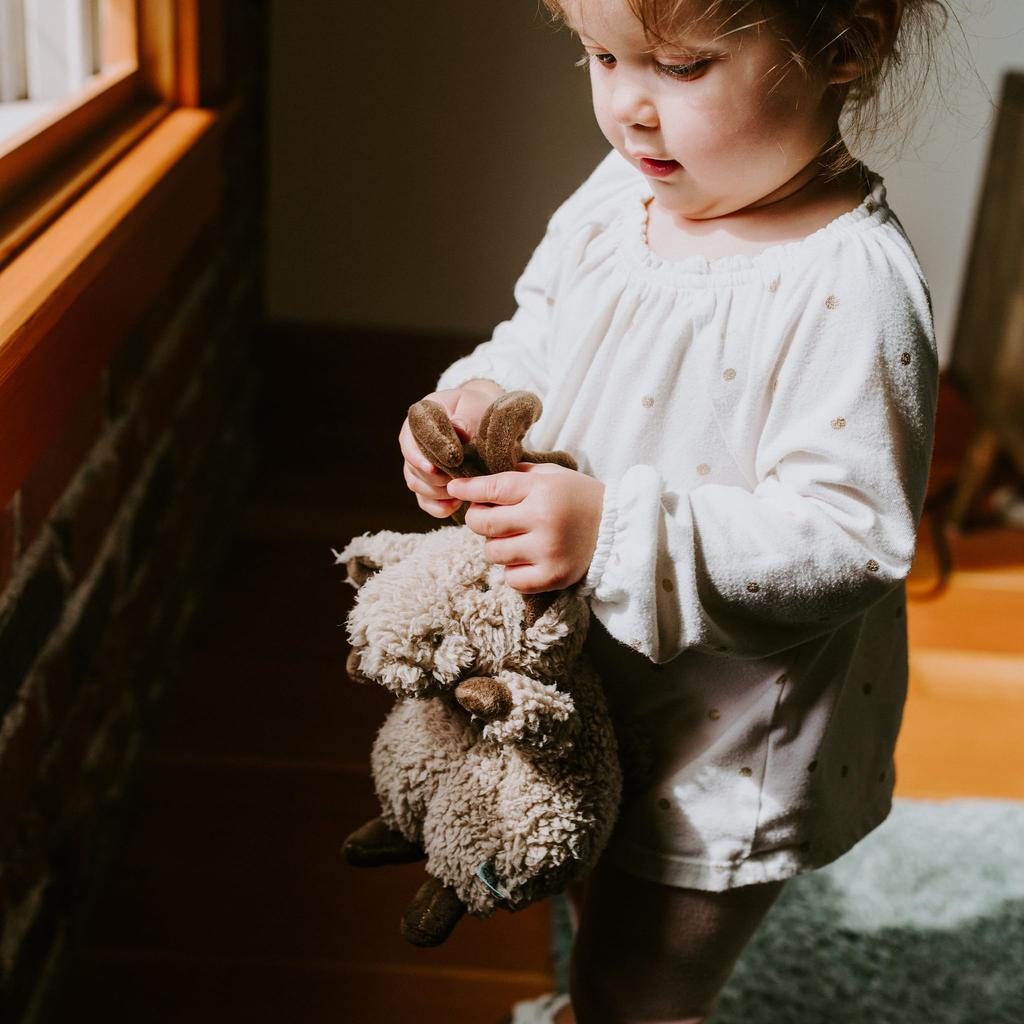 BUNNIES BY THE BAY 104352 Bunnies by the Bay Baby Bruce Plush Toy, Wee Bruce the Reindeer