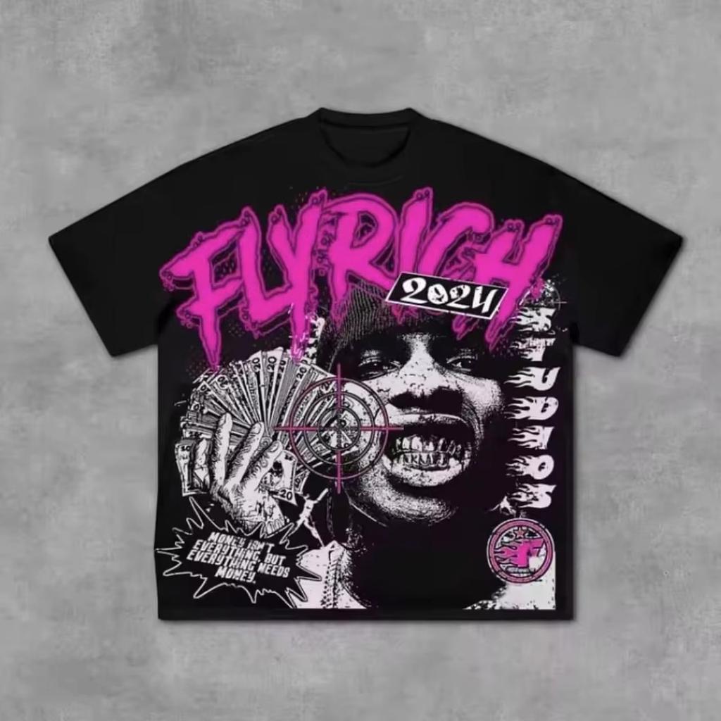 Pure Cotton Mens Y2k Clothing Hiphop Rock Band Punk Goth Fashion Casual Printed Tshirt Vintage Aesthetic Harajuku Streetwear