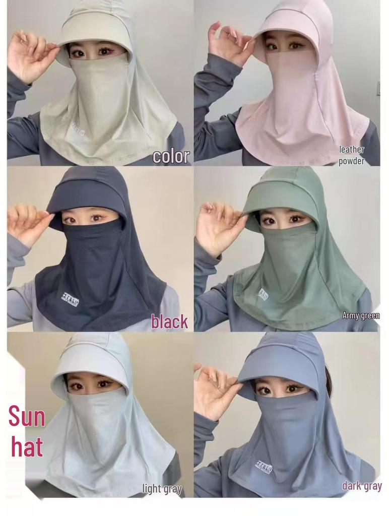 "Women's Winter Warm Cycling Hat with Windproof Mask & Thick Velvet Neck Integration"