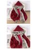 Maglione Invernale Zuoshan Diao da Uomo con Cappuccio e Collo in Pelliccia