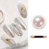 Mirror Chrome Nail Powder Metallic Holographic Chrome Nail Powder Mirror Nail Chrome Powder for Manicure Nail Art Decors