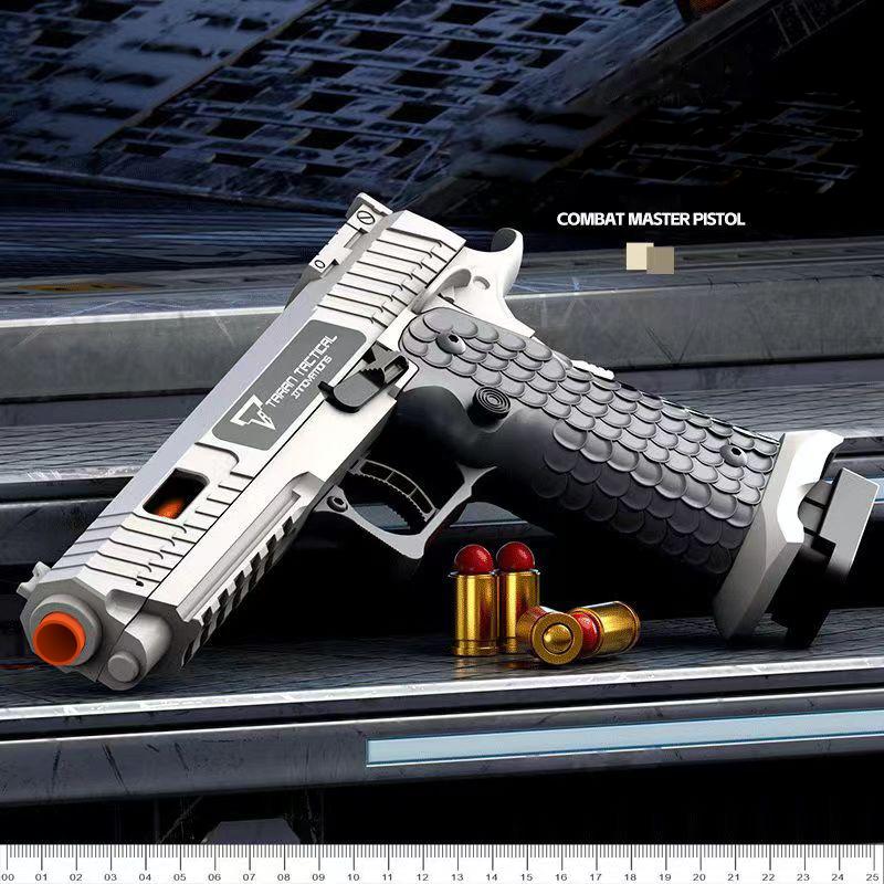 Non-Toxic Shell Ejecting Toy Gun Airsoft Pistol Soft Bullet Usp Weapon Children Armas Continuous Shoot Outdoor Game Toys For Children Kid Gift