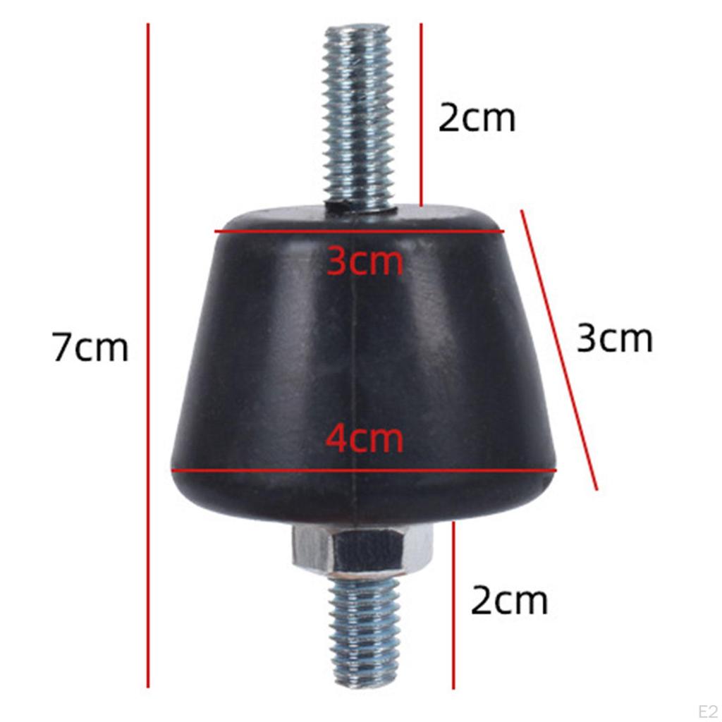 4x Podkładka Amortyzująca Podkładki Tłumiące Drgania Klimatyzatora Metalowo-Gumowe Mini Split Baza