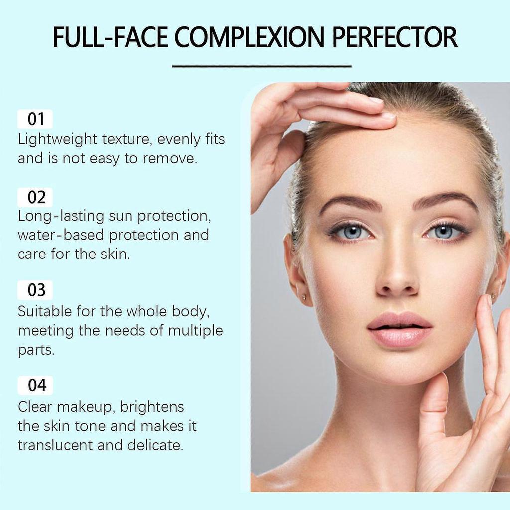 Limited time!!Zephoco Ivory White Moisturizing Foundation Is A Gentle, Nourishing, Light And Thin Makeup Matte, Clear And Protective Foundation
