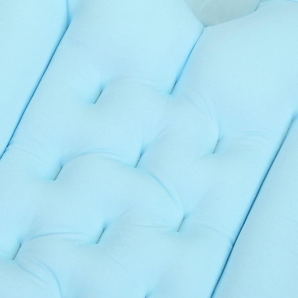 Bathtub Cushion, Bathing Bath Mat Soft Breathable Folding Headrest Back Support Bath Pillow Cushion Bathtub Support Bathtub Headrest Cushion Back