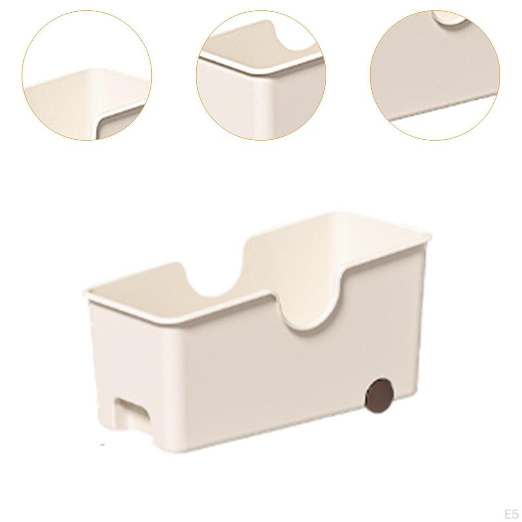 Pojemnik z koszem do przechowywania na kółkach do szafek, blatów