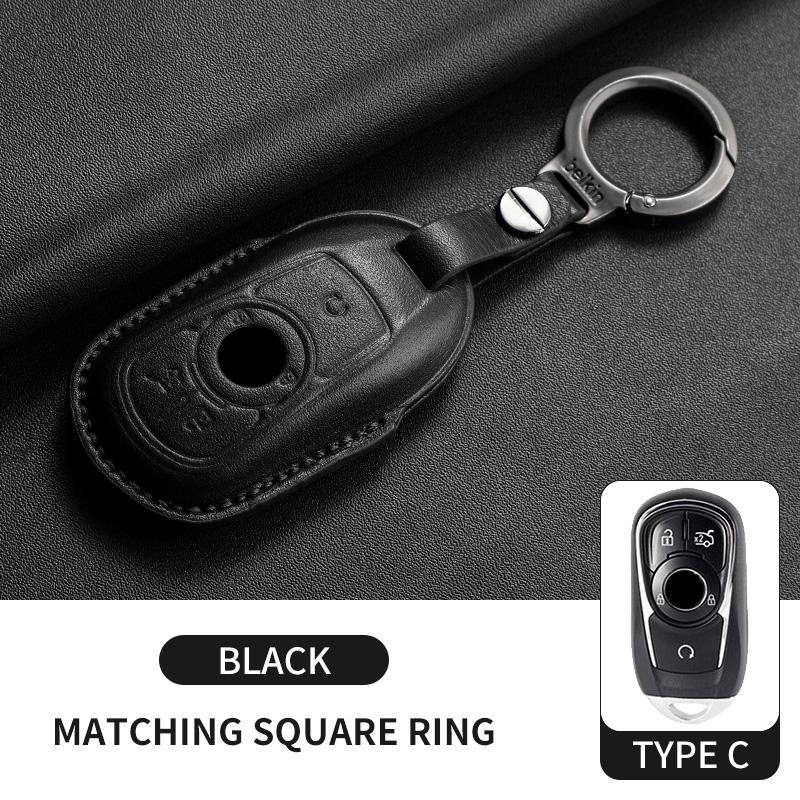 Leather Car Flip Key Case Cover For Buick Lacrosse Envision Excelle Encore Regal Enclave Verano Sportback Tourx Cars Key Shell