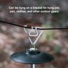 Multifunksjonell Henger Krok Telt Lyshengere Utendørs Camping Vandring Lantern Hung Spenne Rustfri