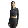 adidas Dames Stella McCartney Lange Mouwen Yoga Crop Top