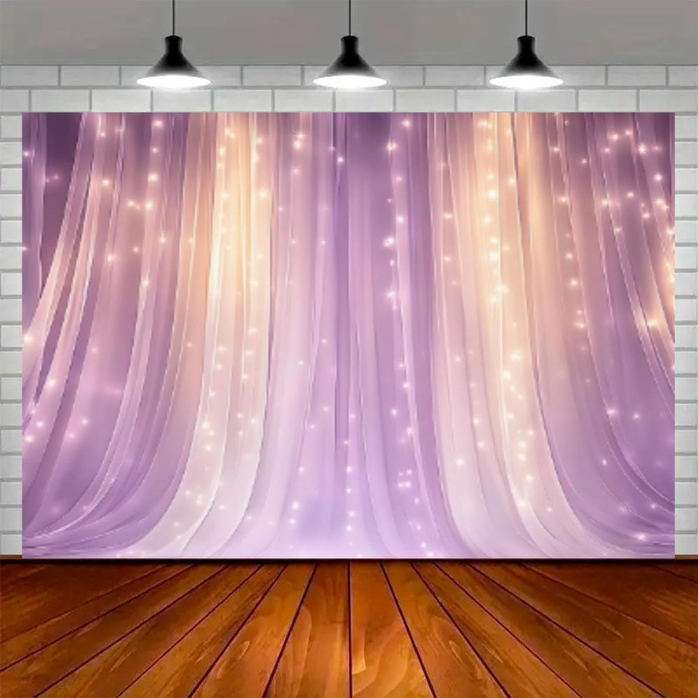 Colorful Sparkling Background Girl Dreamy Rainbow Color Party Decoration Backdrop Wedding Adult Celebration Banner Supplies Prop