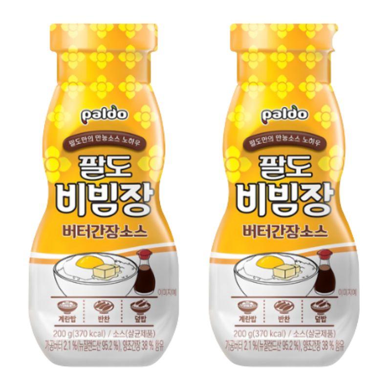 Paldo Bibimjang Butter Soy Sauce Korean Savory Sweet Soy Sauce Tube Type 200g 1ea/2ea