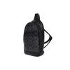 New COACH Charles PVC Crossbody Bag Sling Bag Small Men's Black Gray 54787-CQBK