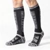 Merino Wool Ski Socks High Calf Thick Warm Winter Sports Men Women Anti-Slip Antibacterial