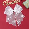 Halloween Bat Bow Hair Clips Bat Embroidery Lace Tulle Veil Gothic Hairpins Spooky Cosplay Hair Accessories For Women Girls