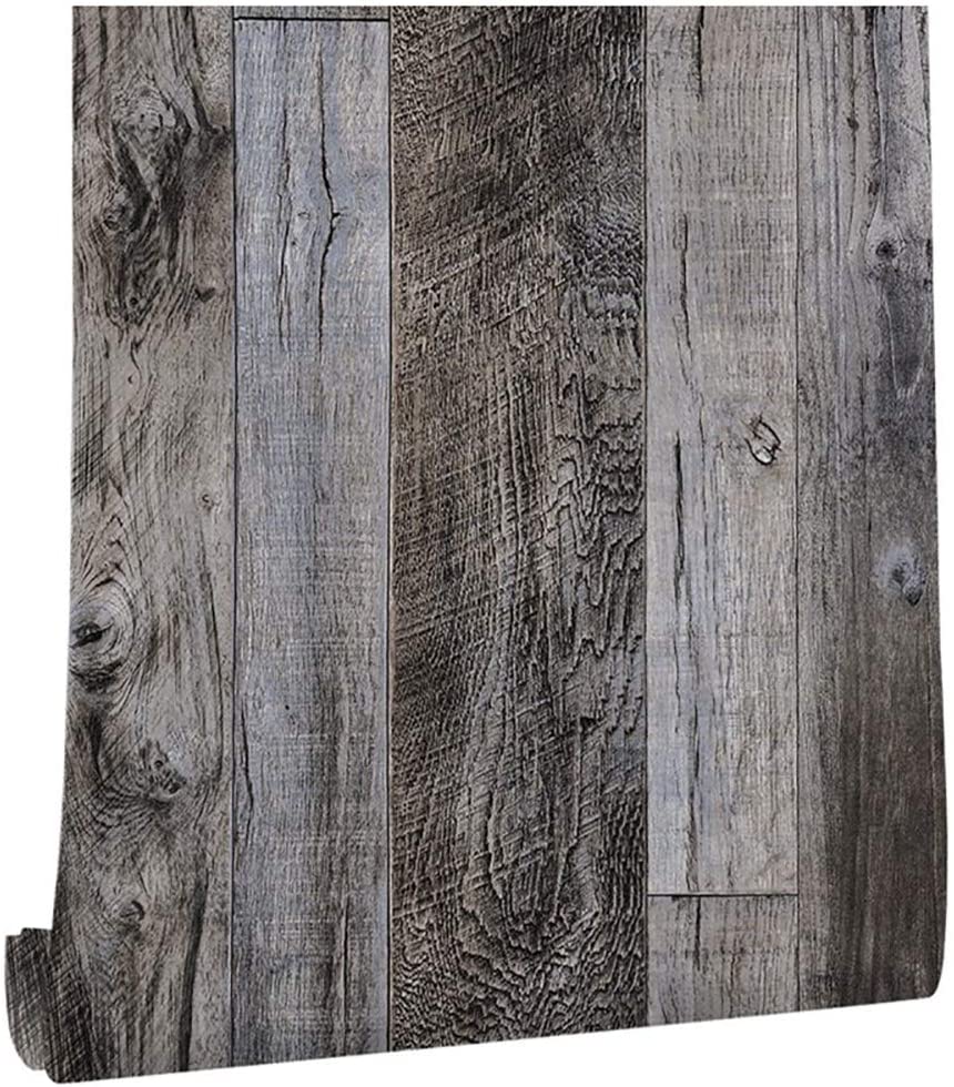 

Серые Деревянные Обои Самоклеящиеся Деревянные Доски Обои Фартук Линия Съемные Обои для Декора Ванной Комнаты 1mx45cm