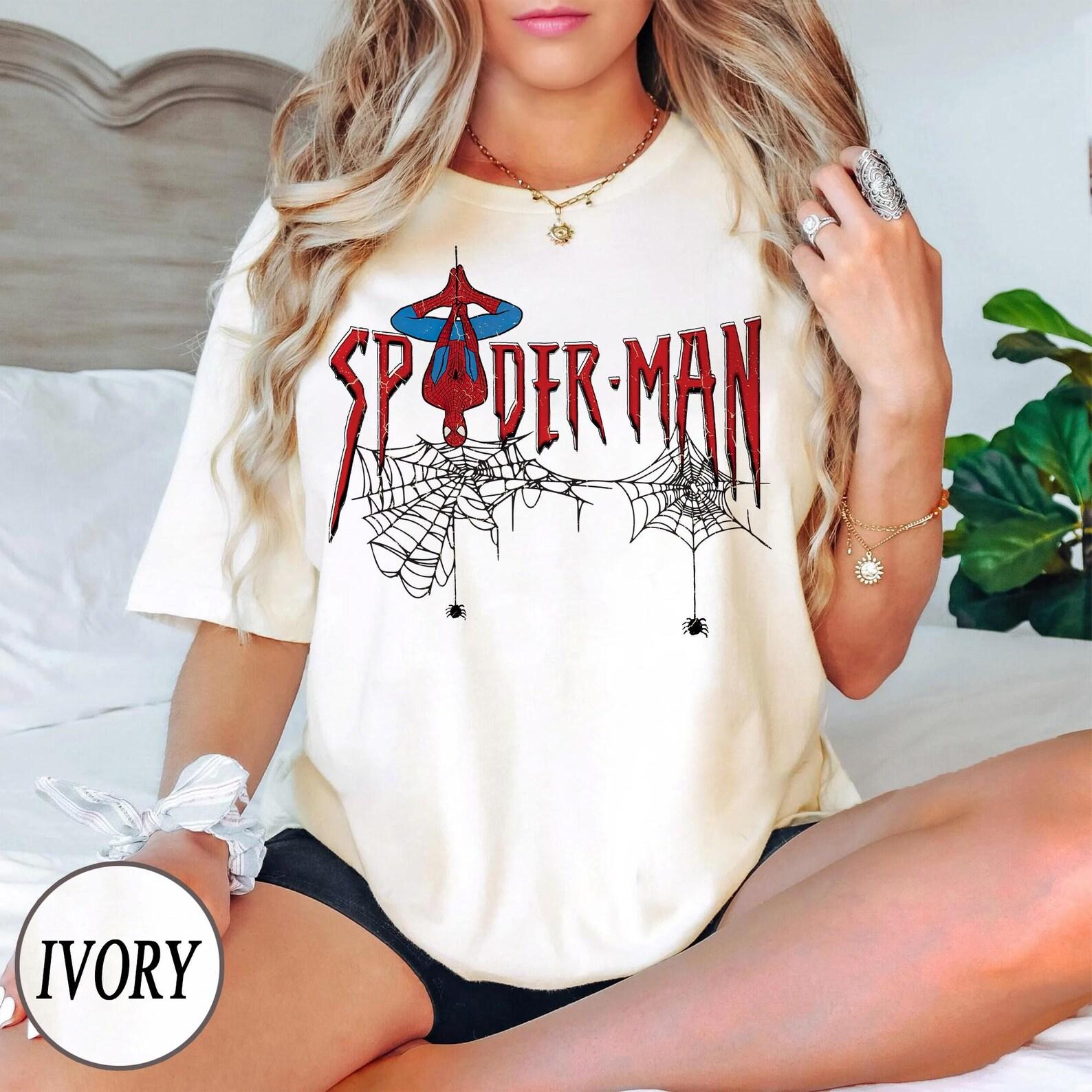 Vintage Spiderman Shirt, Marvel Comfort Colors Shirt, Marvel Avengers Shirt, Spiderman Birthday Shirt, Spiderman Shirt, Marvel Family Shirt. 100