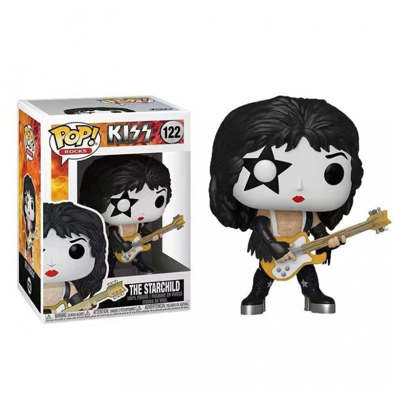 Rock Band Series PVC Action Figure Collectible Statues 9cm