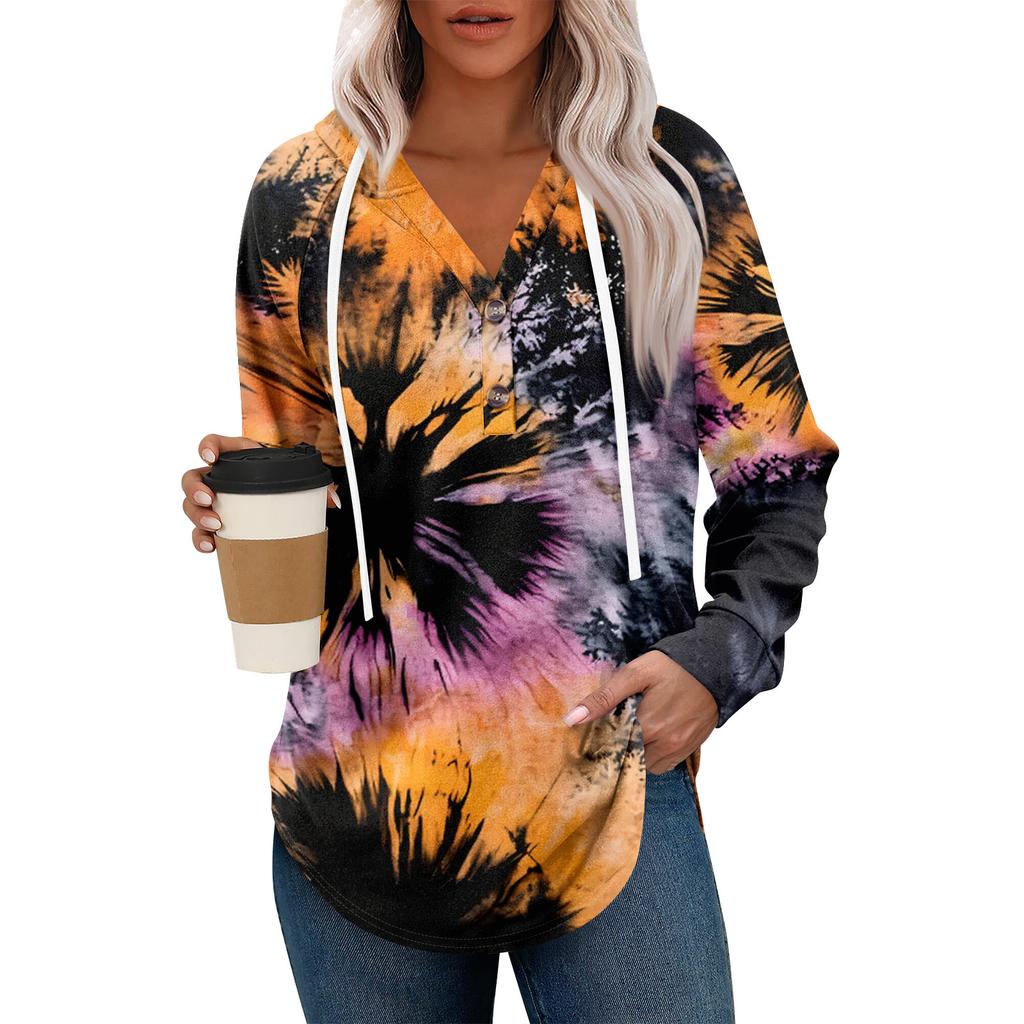 Women's Fashion Women's Lightweight Long Sleeve Pullover With Pockets Preppy Graphic Hoodie