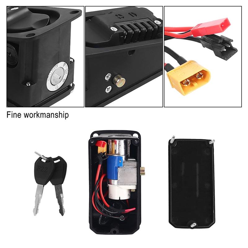 

Classy-DCIN Board Cover With XT60U-M Charging Port For Engwe Ebike Battery Lock Connection Board Cover чёрный