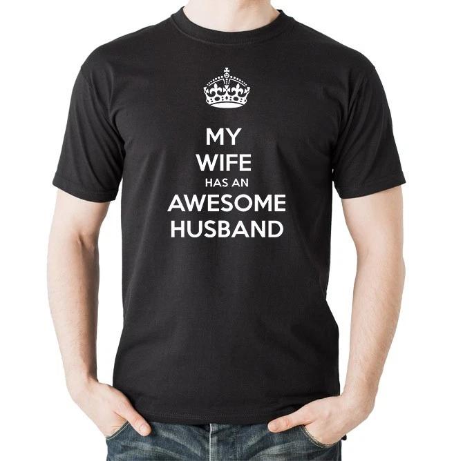 My Wife Has An Awesome Husband TShirt Gift For Husband Tee Shirt S